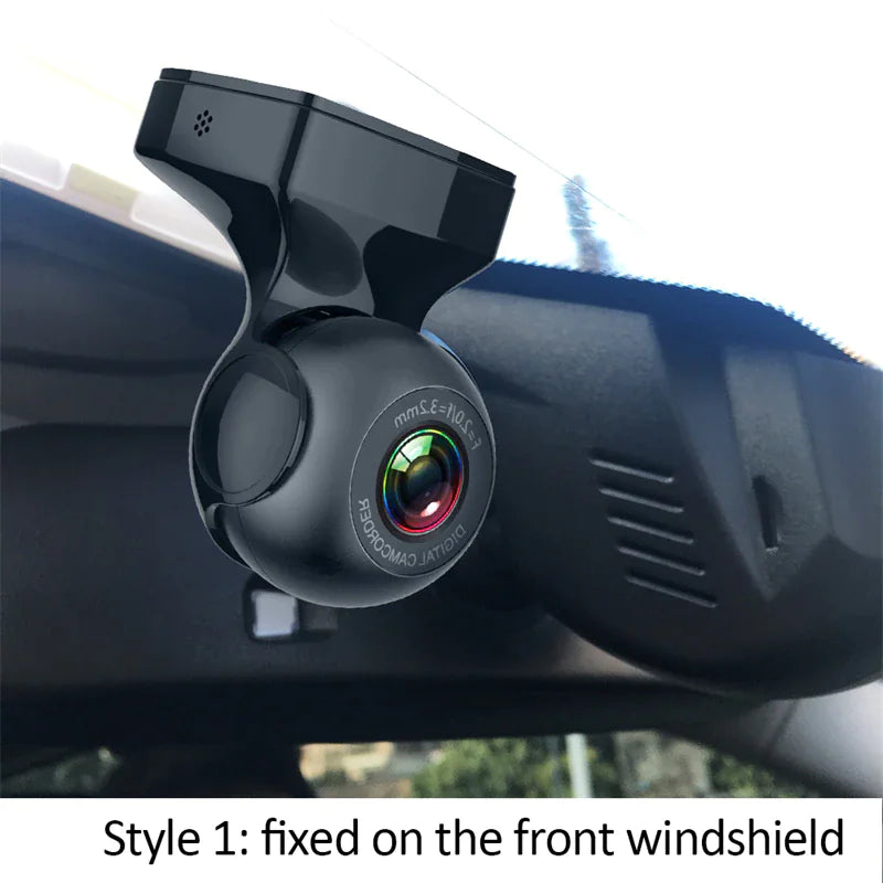 Dashcam WiFi 1080P HD con Ángulo 170° - Cámara DVR para Coche con Sensor G y Visión Nocturna