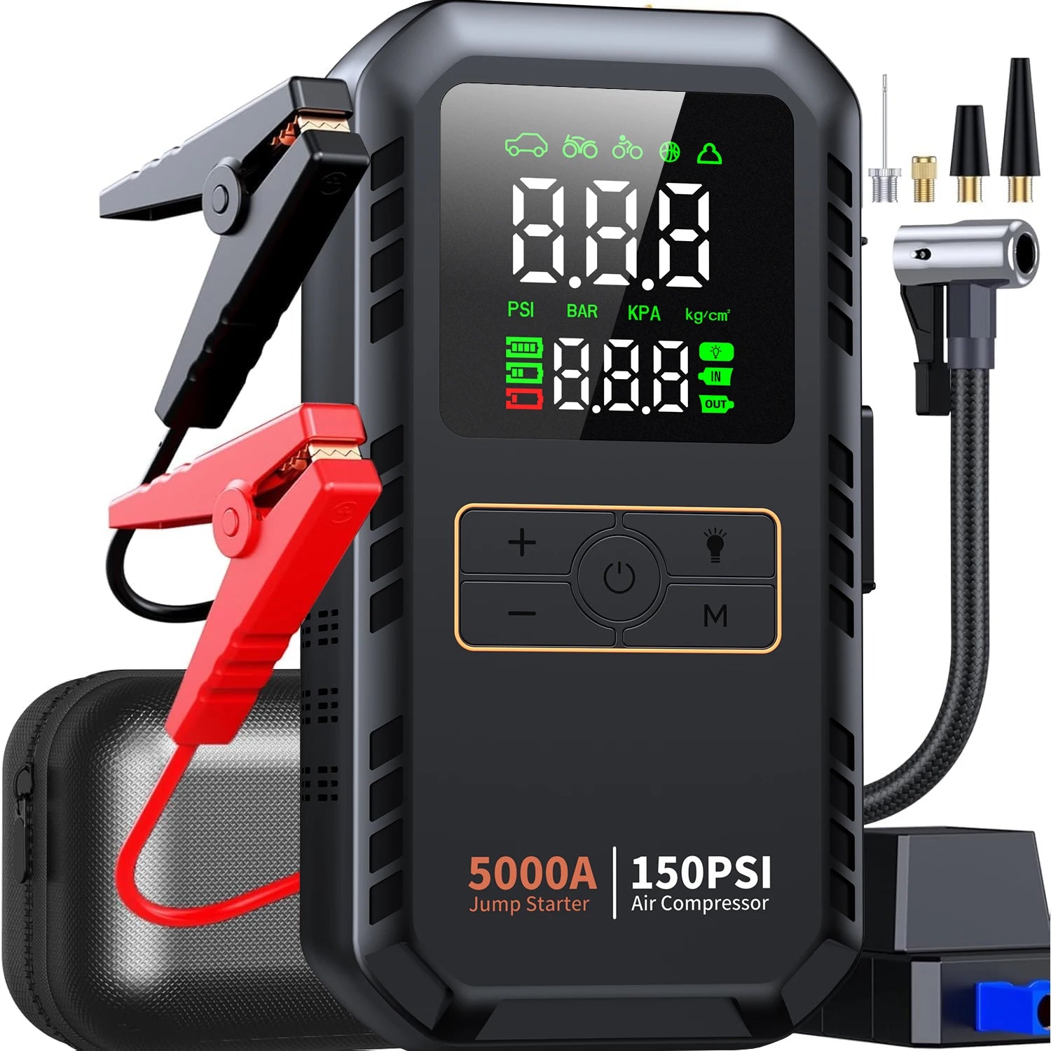 Emergency Car Jump Starter & Tire Inflator