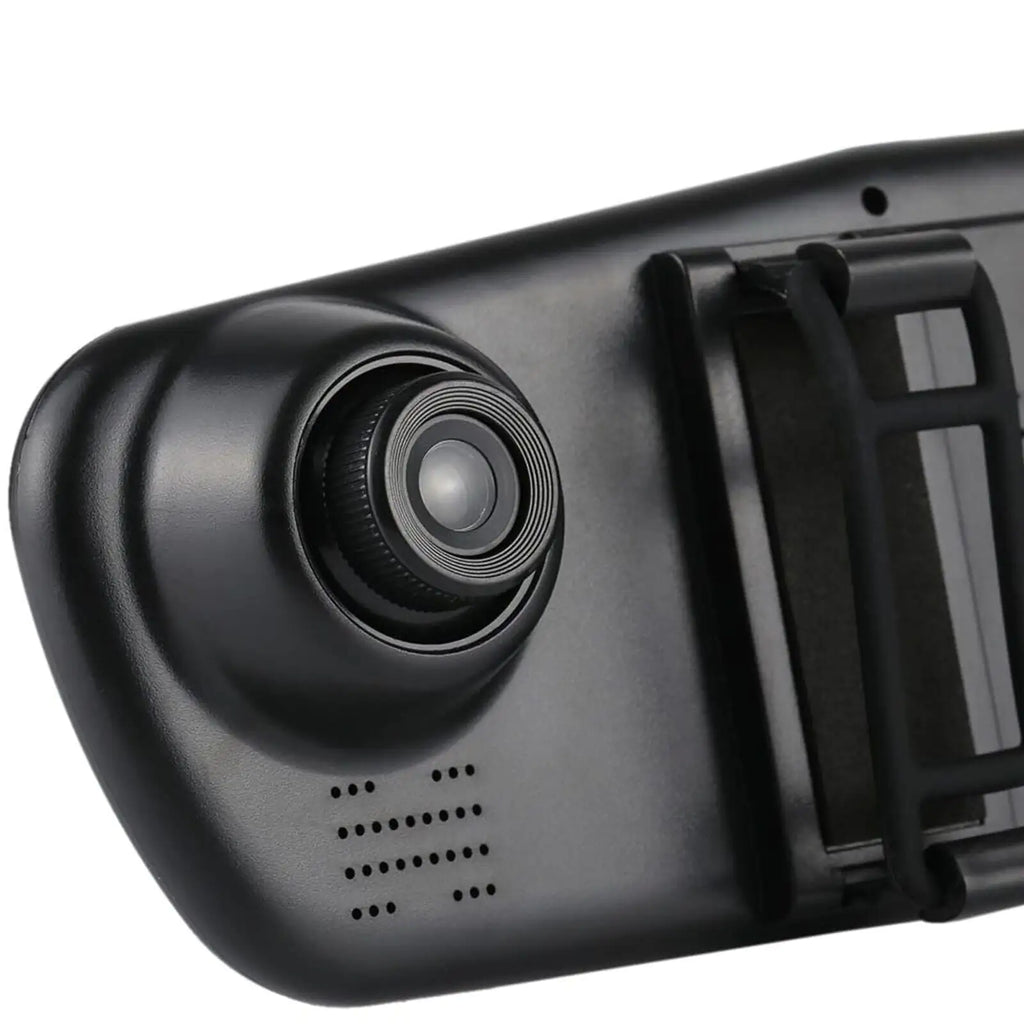 Cámara DVR Retrovisor Dual 1080P HD - Dashcam Frontal y Trasera con Pantalla 4.3" y Visión Nocturna